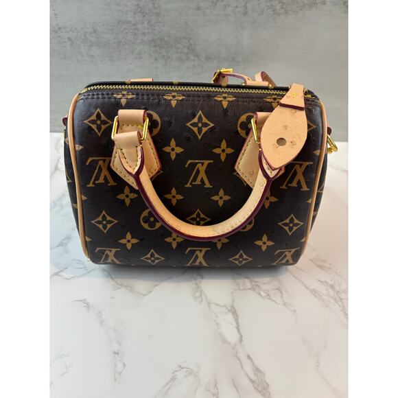 Louis Vuitton Monogram Mini Top Handle Bag Brown Canvas Handbag - Picture 4 of 5